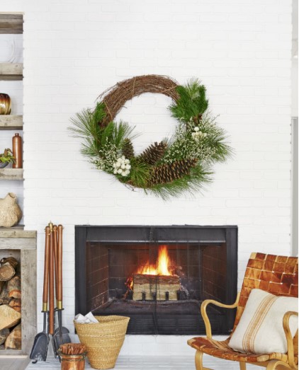 symmetrical Grapevine Wreath