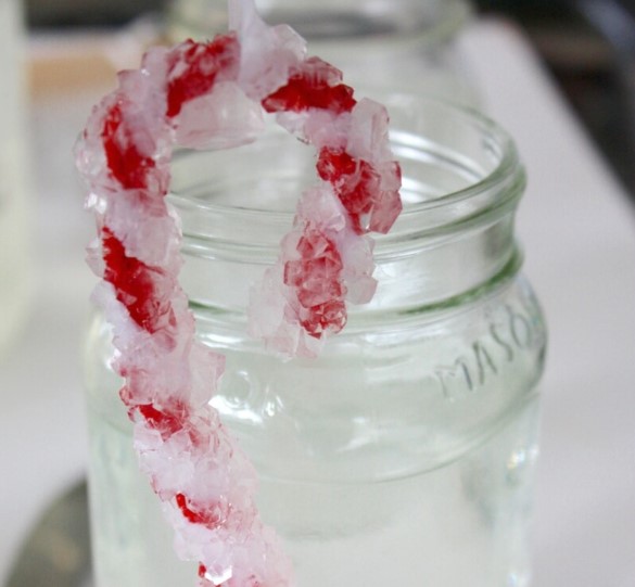 Crystal candy cane science
