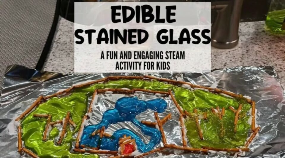 Edible stained glass candy
