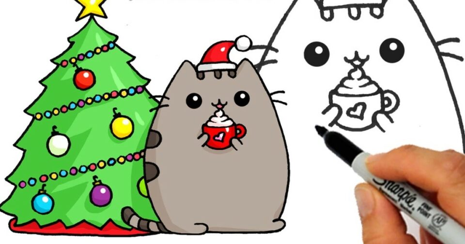 Christmas Holiday Pusheen Cat