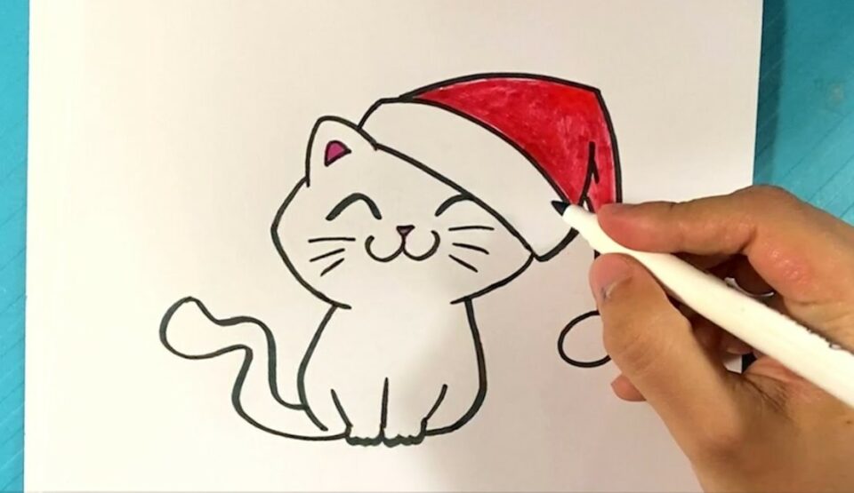 Cute Christmas Cat