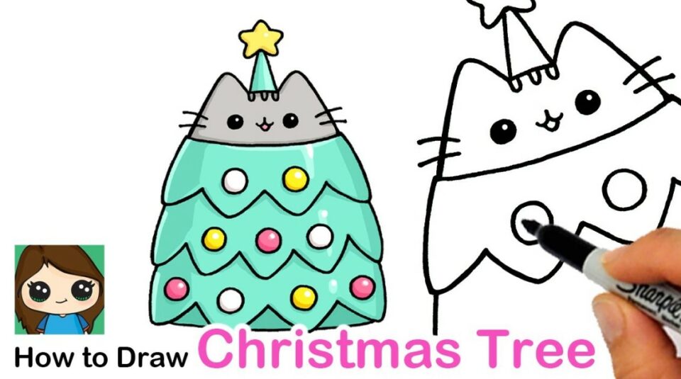 How to Draw Pusheen the Cat - Really Easy Drawing Tutorial