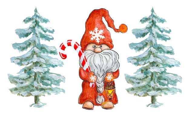 Gnome with Candy Cane