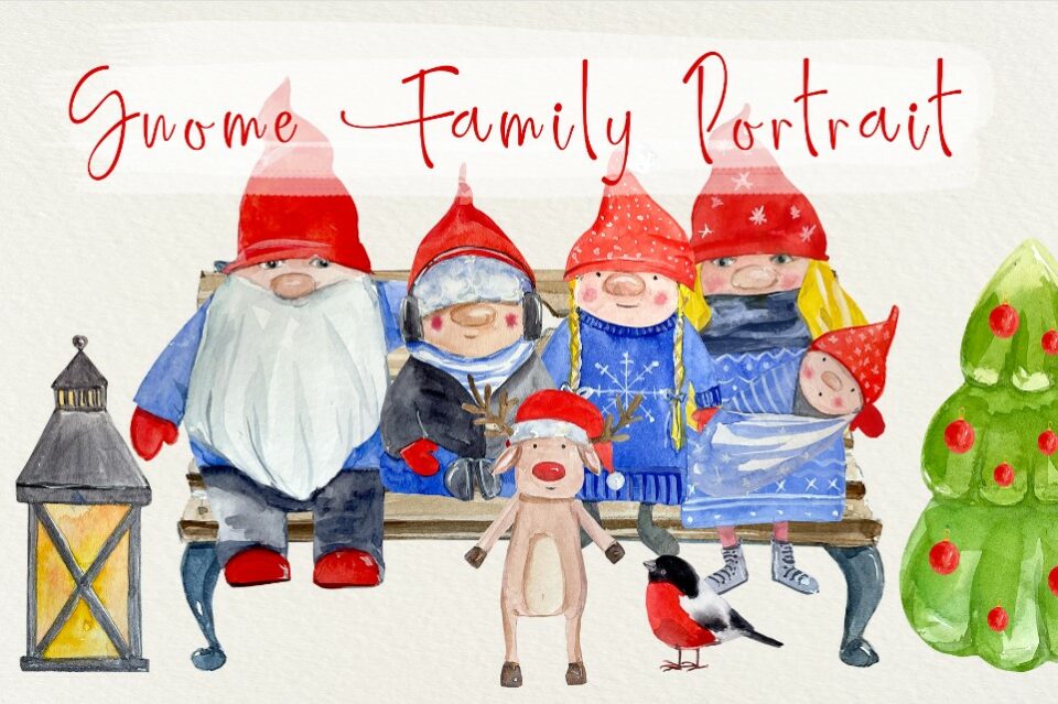 Gnome Family Portrait 