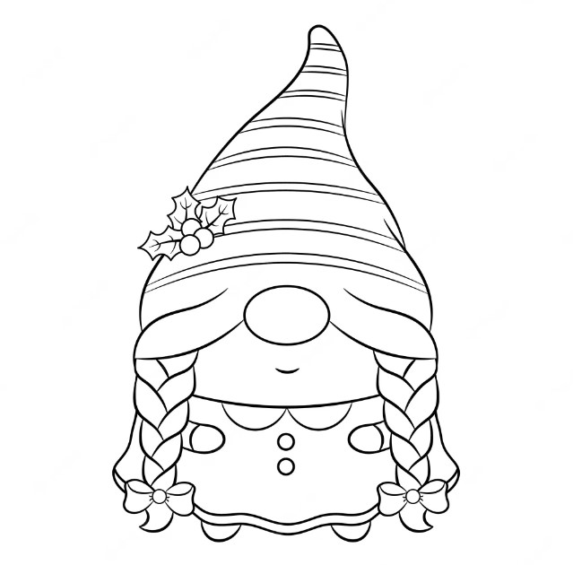 Female Christmas Gnome 