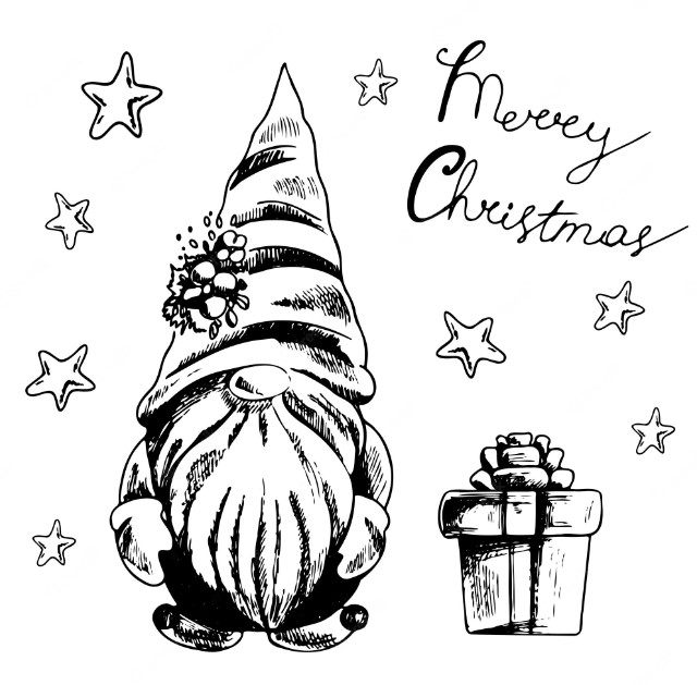 Gnome Holiday Gift Wrapping