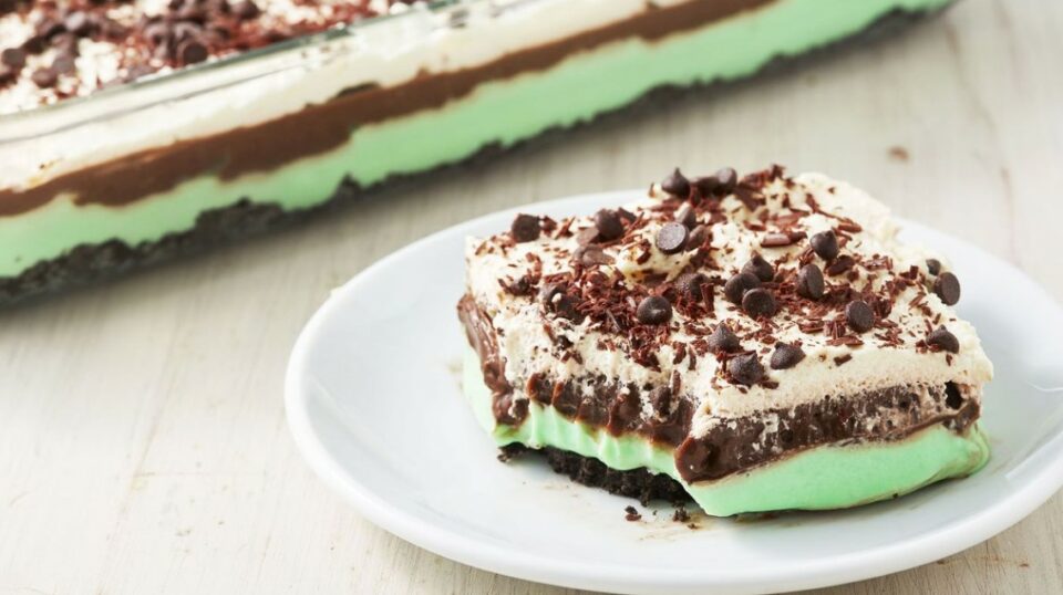 Chocolate Mint Lasagna