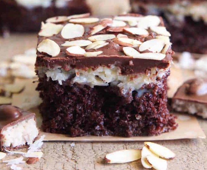 Almond Joy Lasagna