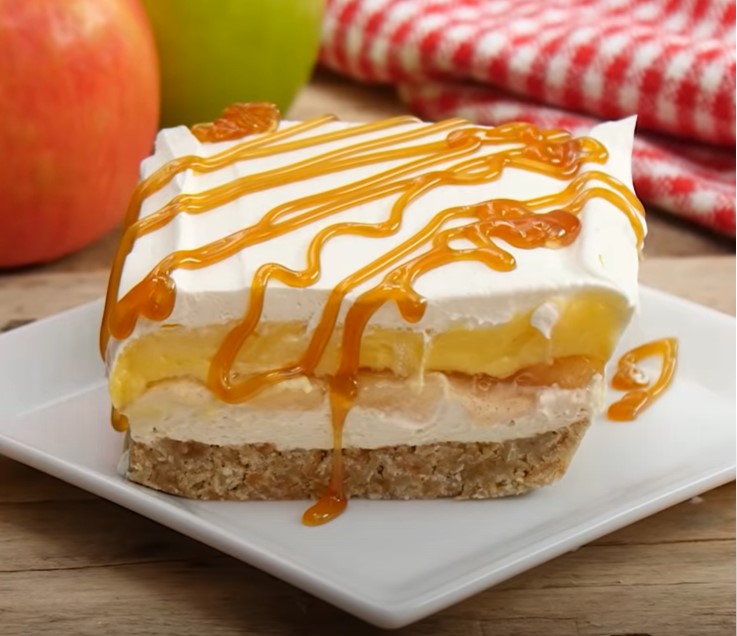 Caramel Apple Lasagna