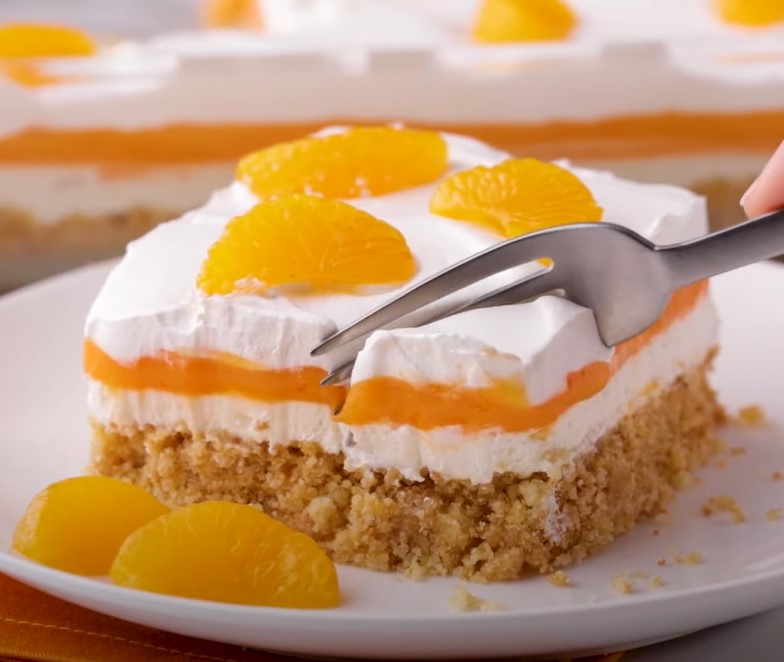 Orange Creamsicle Lasagna