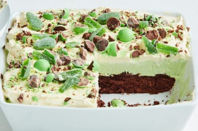 Mint Chocolate Chip Lasagna