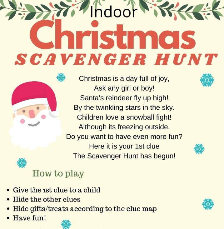 Christmas scavenger hunt
