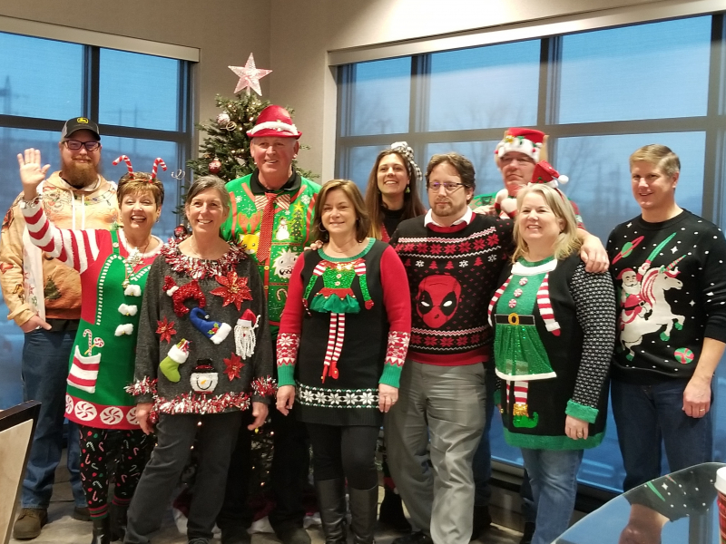 Ugly sweater contest