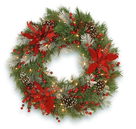 rustic christmas wreath