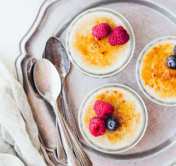 Vegan creme brulee
