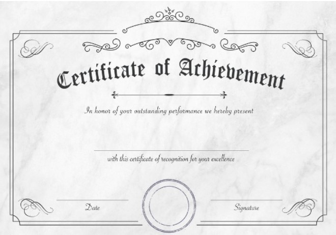 Personalized Diploma For Teacher