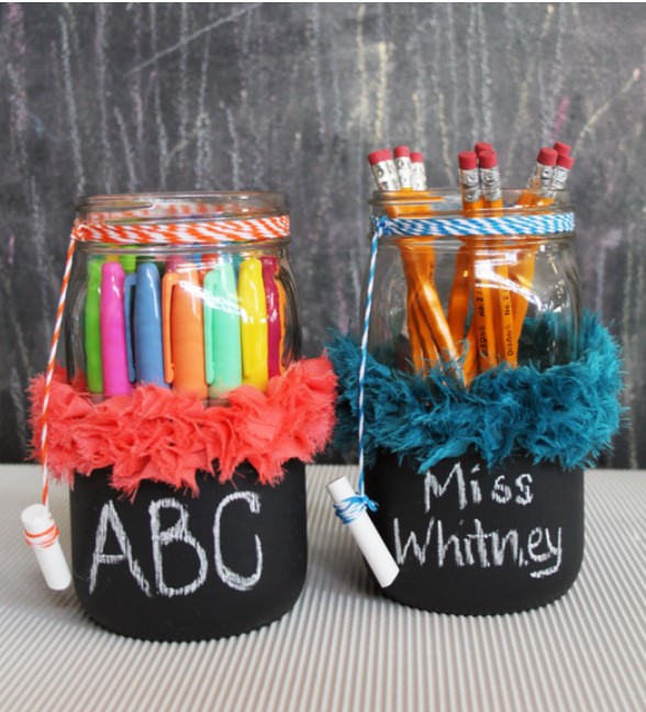 Diy Chalkboard Vases 