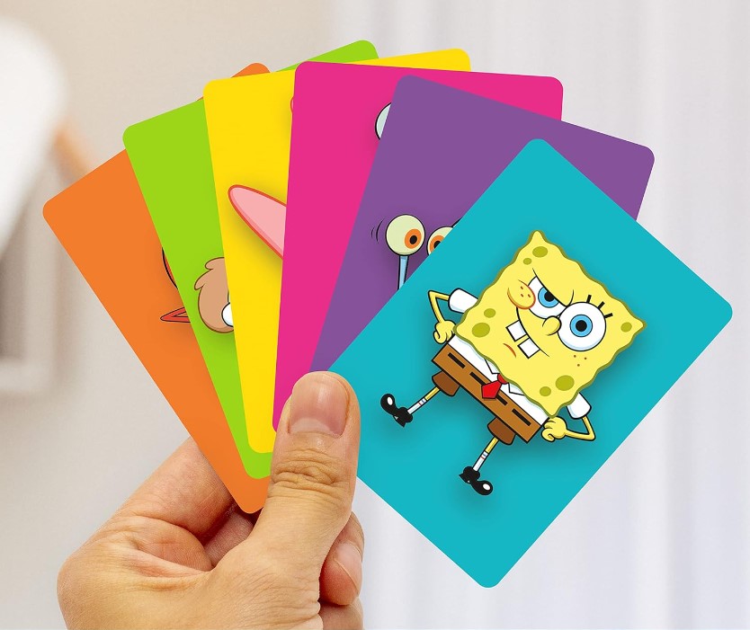 SpongeBob memory master card game
