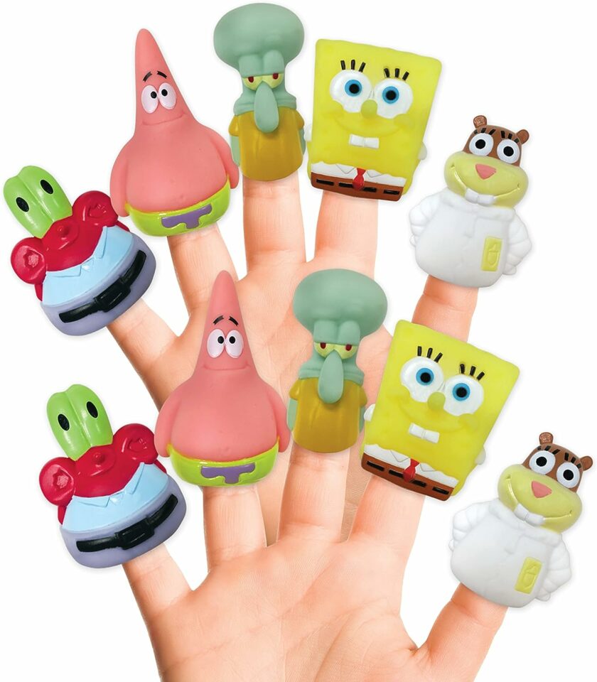 Spongebob finger puppet set
