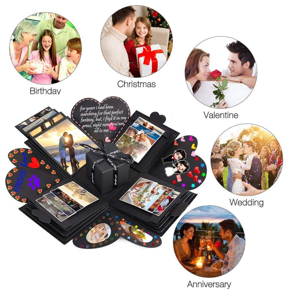 DIY Photo Album Exploding Gift Box