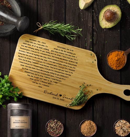 Personalized Wooden Cutting Board