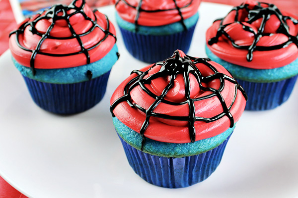 Spiderman Cupcakes