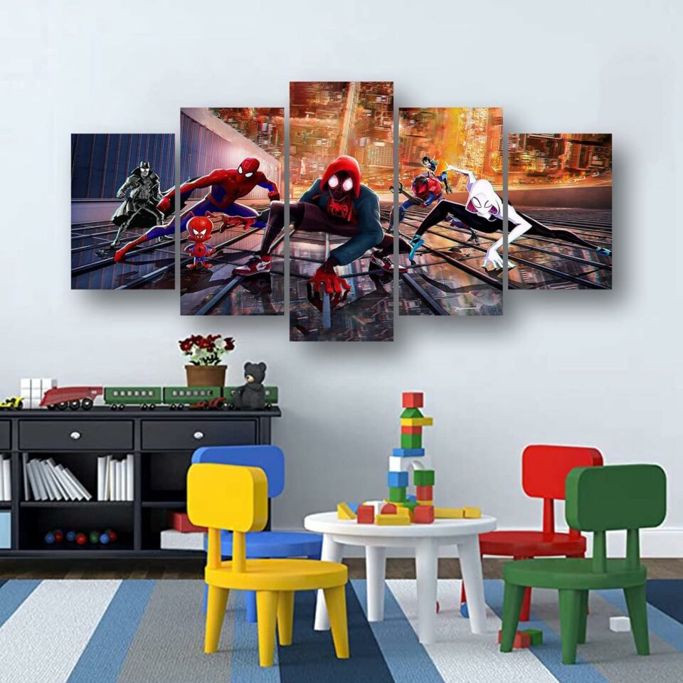 Spiderman wall art
