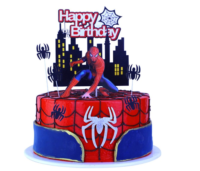 Spiderman cake topper