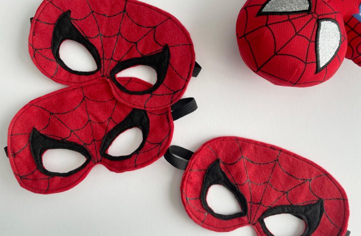 DIY Spiderman mask 
