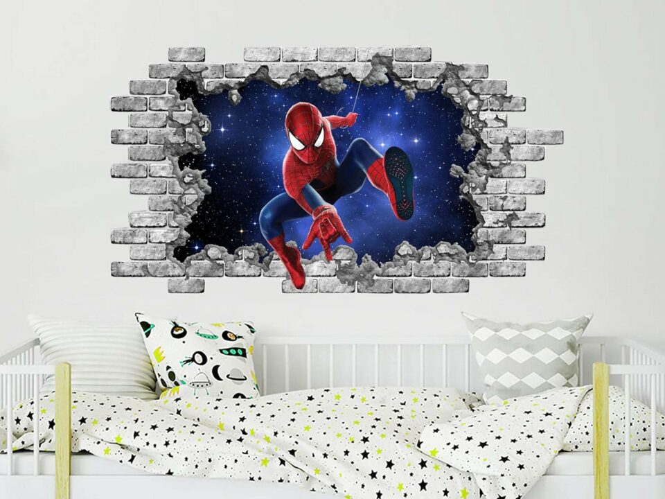 Spiderman wall decals