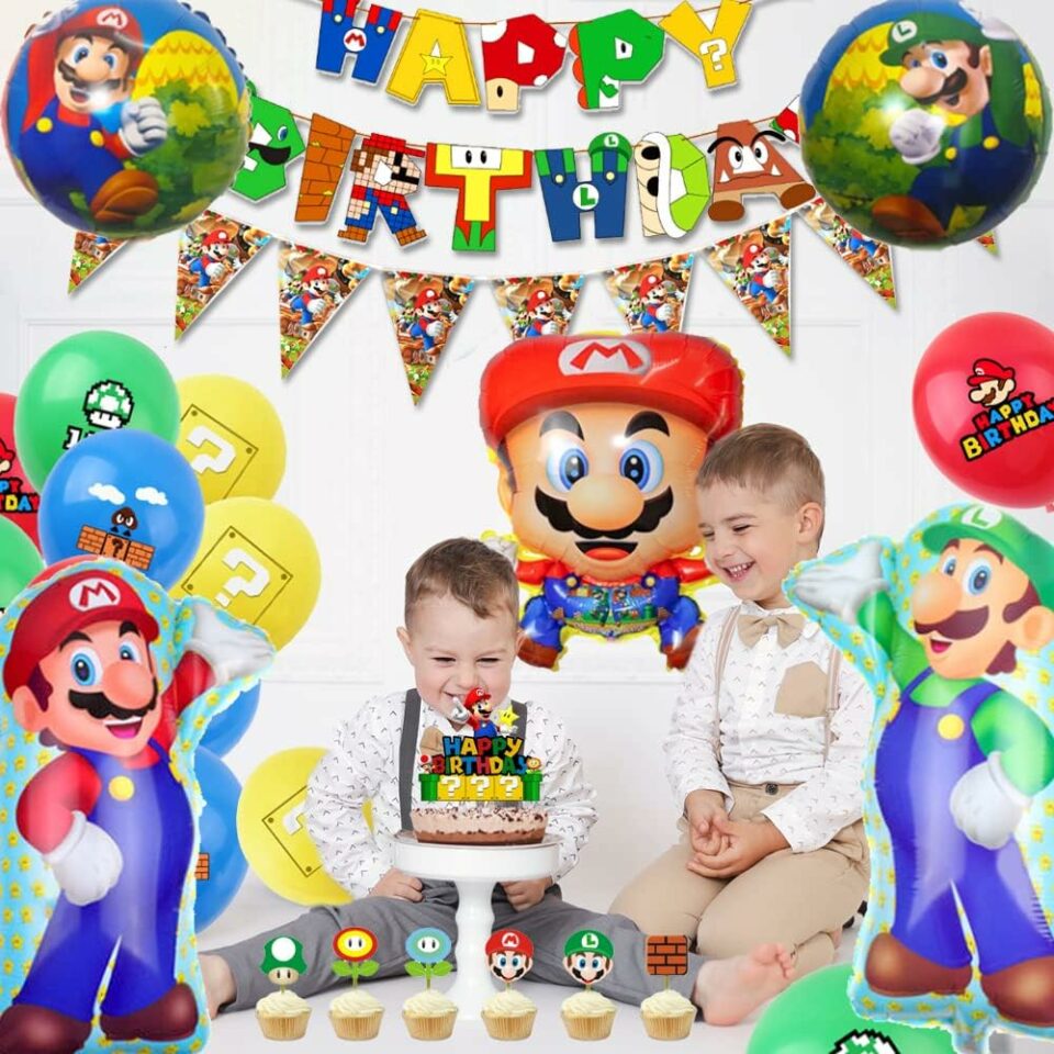 30+ Amazing Super Mario Birthday Party Ideas that'll Make Your Celebration  a Hit – Loveable