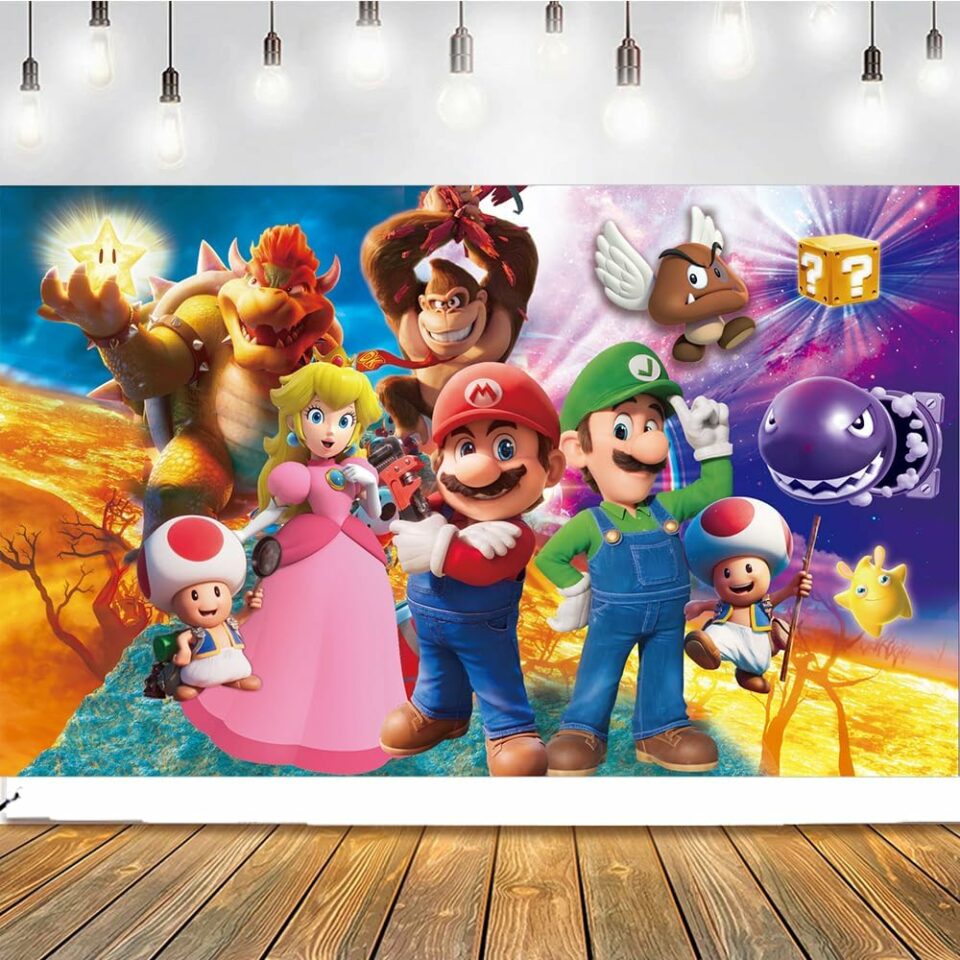 Super Mario backdrop
