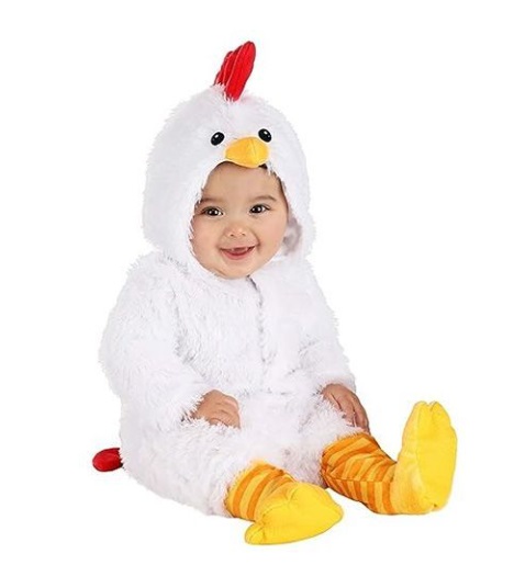 Baby Fluffy Chicken Costume