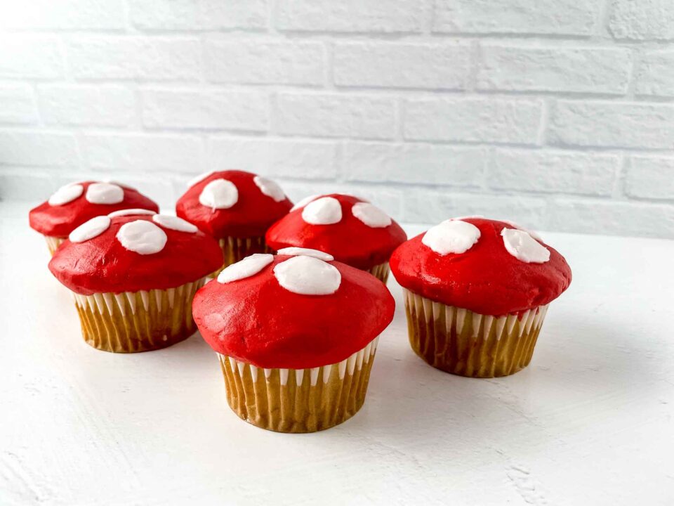 Mushroom cupcakes
