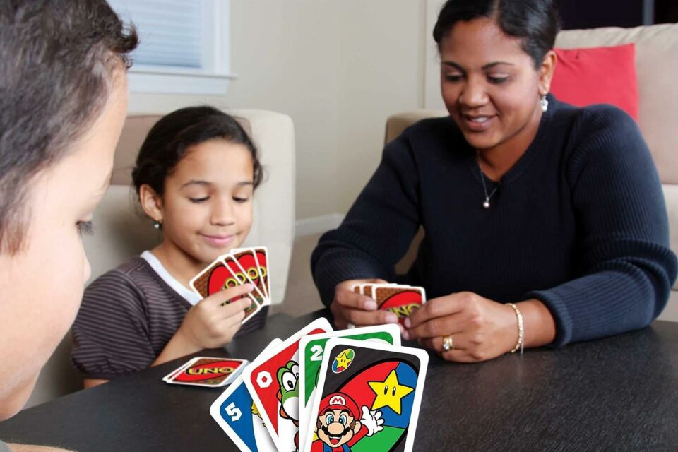 UNO Super Mario card game