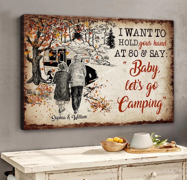 Best Personalized Camping Poster