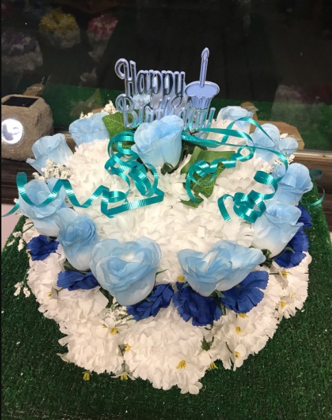 Silk Birthday Cake 