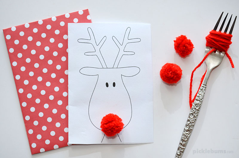 Christmas reindeer cards