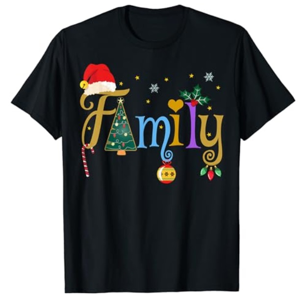 Love My Family Christmas T-Shirt