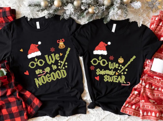 Santa Custom Couple T-shirt