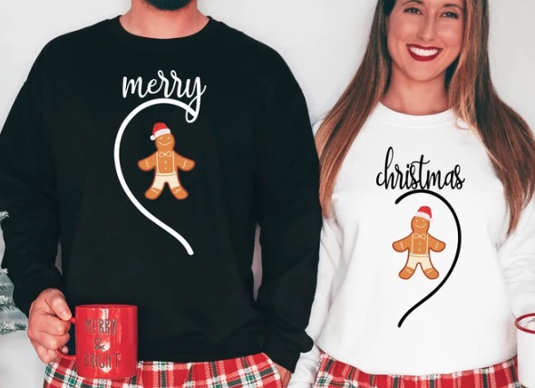 Christmas Couple Merry Christmas Sweatshirt