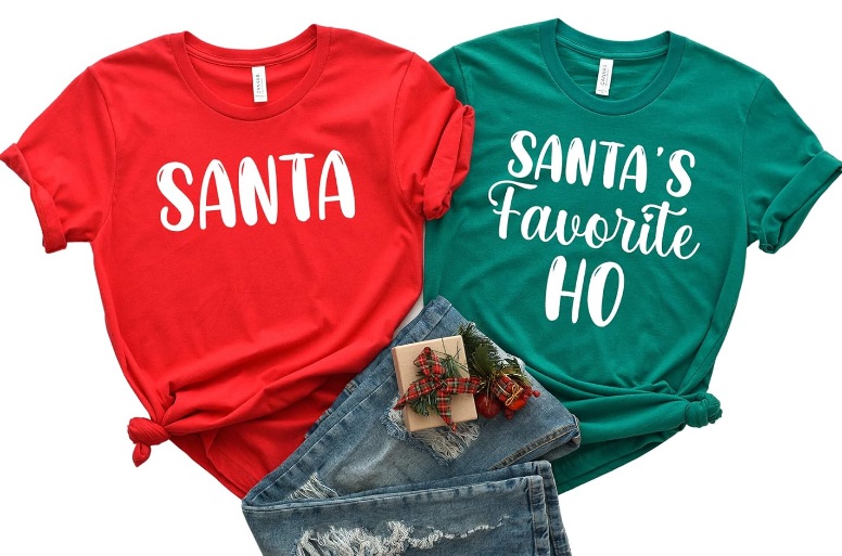 Santa and Santa's Favorite Ho Shirt