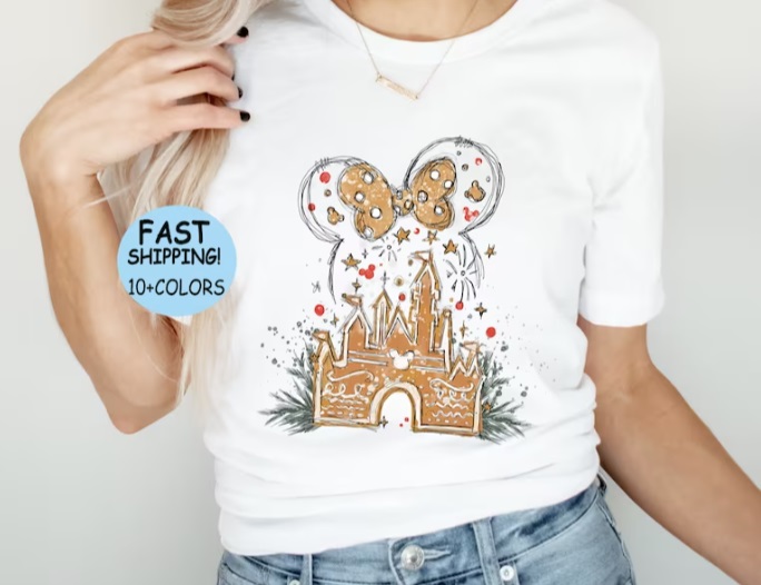 Disney Gingerbread Castle Shirt