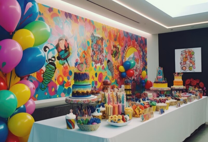 Art Themed Birthday Party