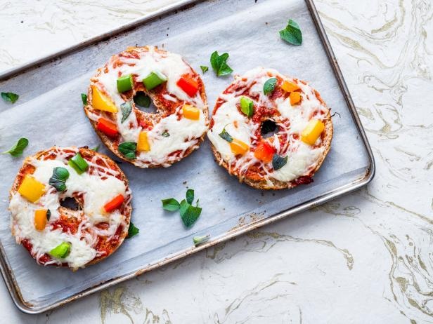 Mini Personal Bagel Pizzas