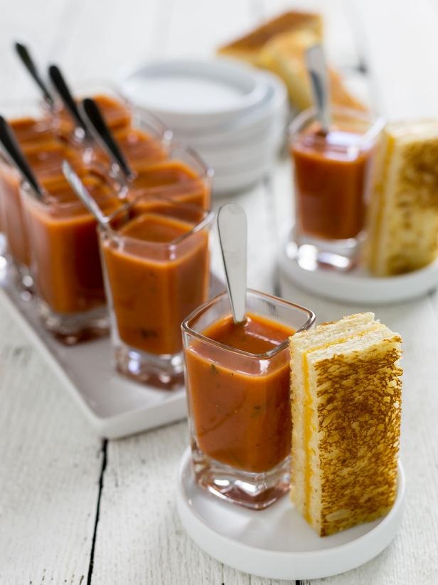 Tiny Tomato Soup and Grilled Cheese