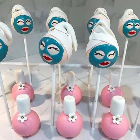 Spa Party Cake Pops