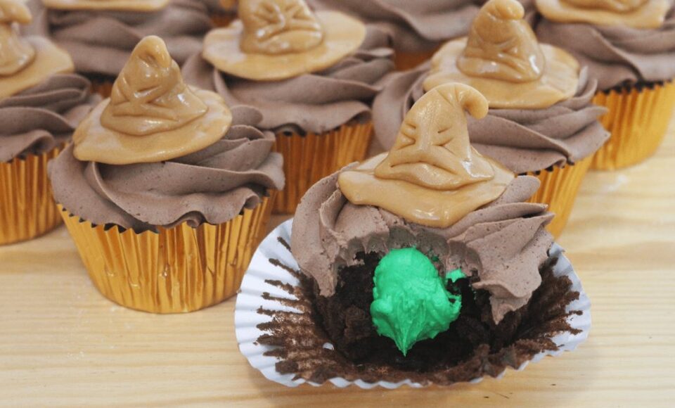 Sorting Hat Cupcakes