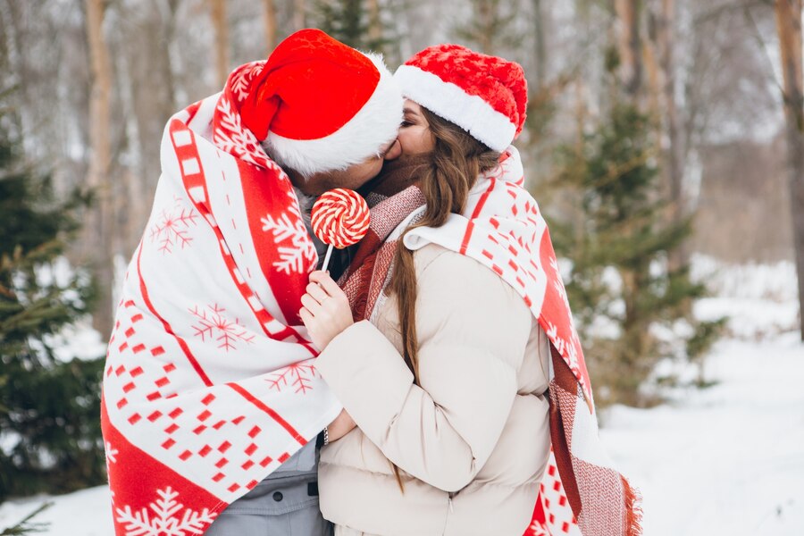 Snow kisses