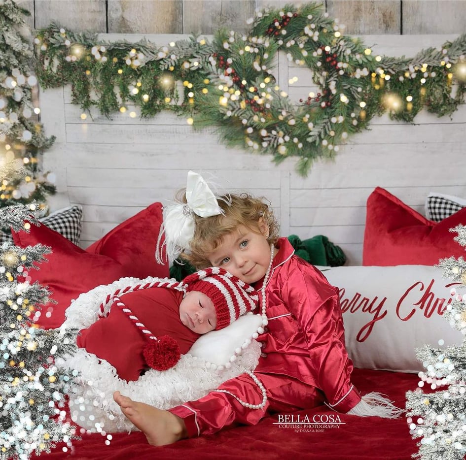 Christmas Family Session In-Studio / Mansfield, MA Photographer - Jenee  Cook Photography